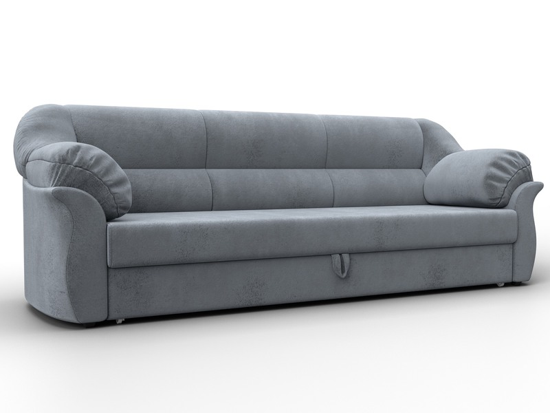 Диван прямой Карнелла, Велюр, TOWER 10 серый
