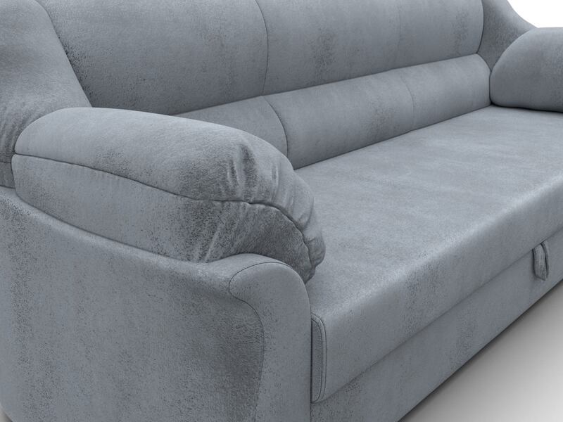 Диван прямой Карнелла, Велюр, TOWER 10 серый