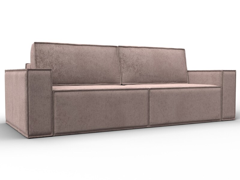 Диван прямой Куба, Велюр, TOWER 05 бежевый