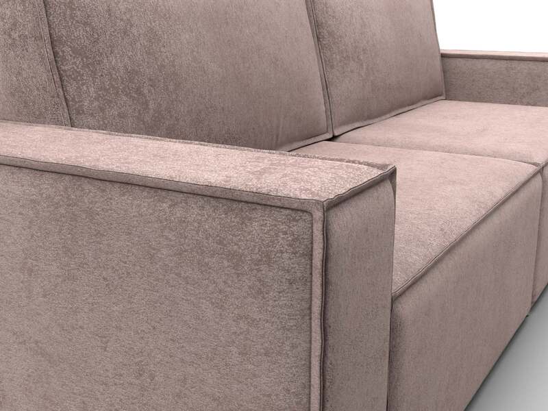 Диван прямой Куба, Велюр, TOWER 05 бежевый