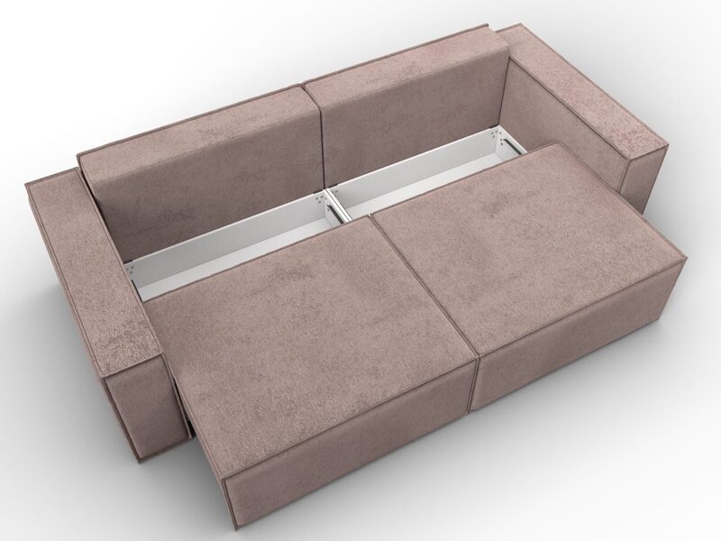 Диван прямой Куба, Велюр, TOWER 05 бежевый