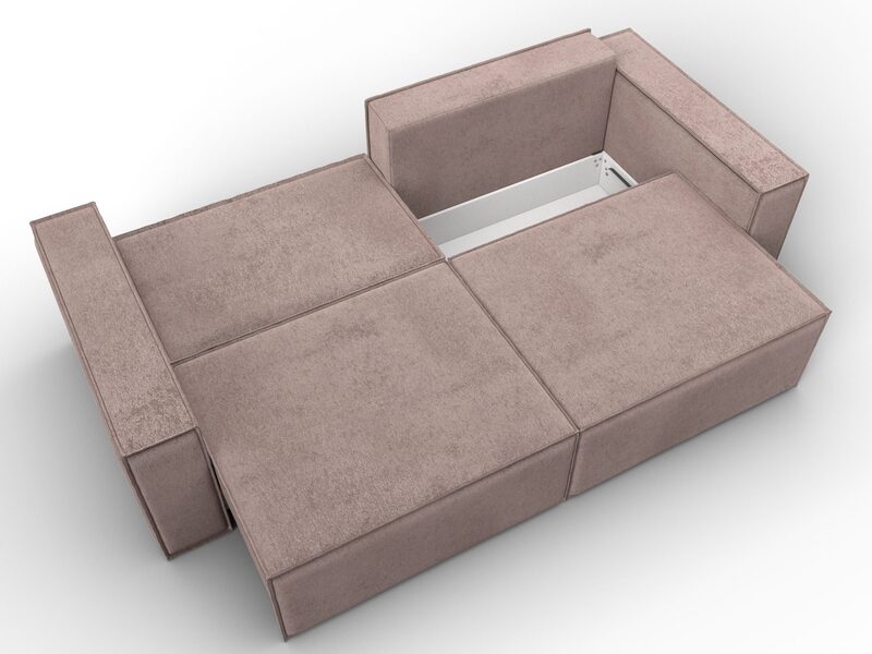 Диван прямой Куба, Велюр, TOWER 05 бежевый