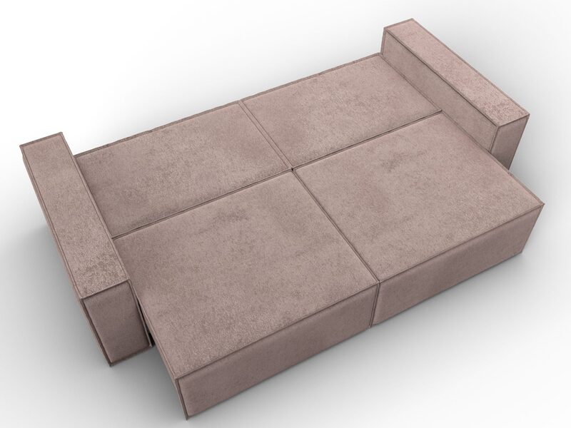 Диван прямой Куба, Велюр, TOWER 05 бежевый