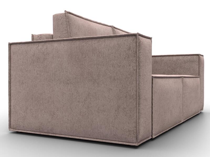 Диван прямой Куба мини, Велюр, TOWER 05 бежевый