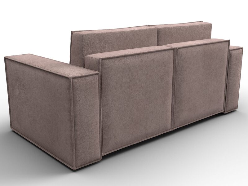 Диван прямой Куба мини, Велюр, TOWER 05 бежевый