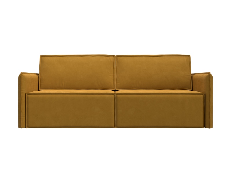 Диван прямой Либерти, Велюр, BRUT 10 желтый