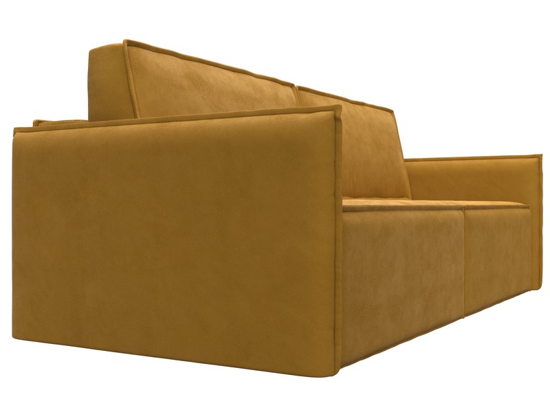 Диван прямой Либерти, Велюр, BRUT 10 желтый