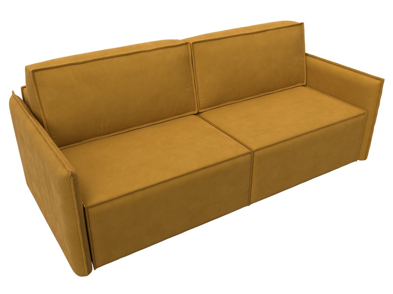 Диван прямой Либерти, Велюр, BRUT 10 желтый