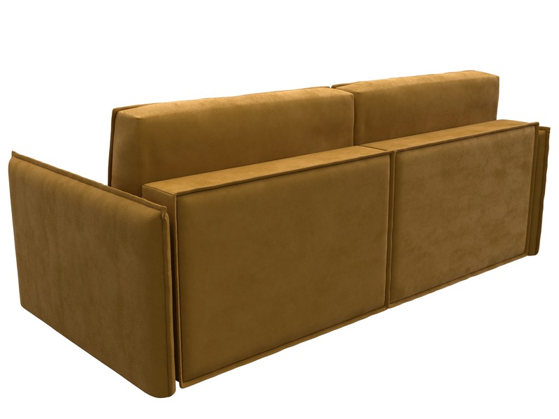 Диван прямой Либерти, Велюр, BRUT 10 желтый