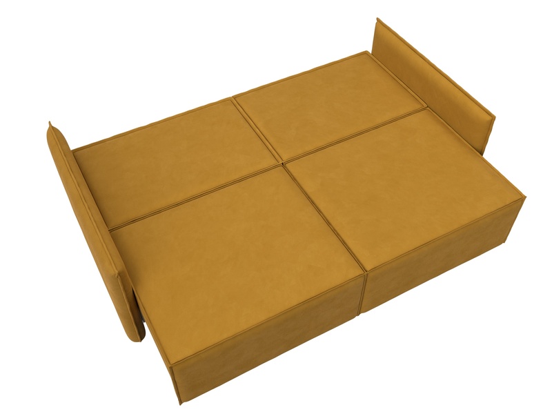 Диван прямой Либерти, Велюр, BRUT 10 желтый