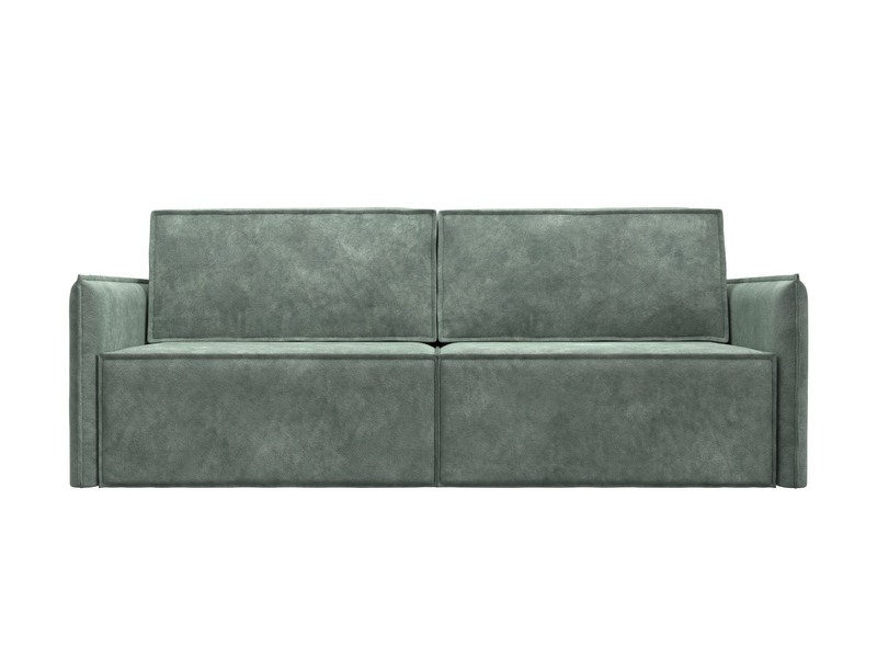 Диван прямой Либерти, Велюр, BRUT 08 зеленый