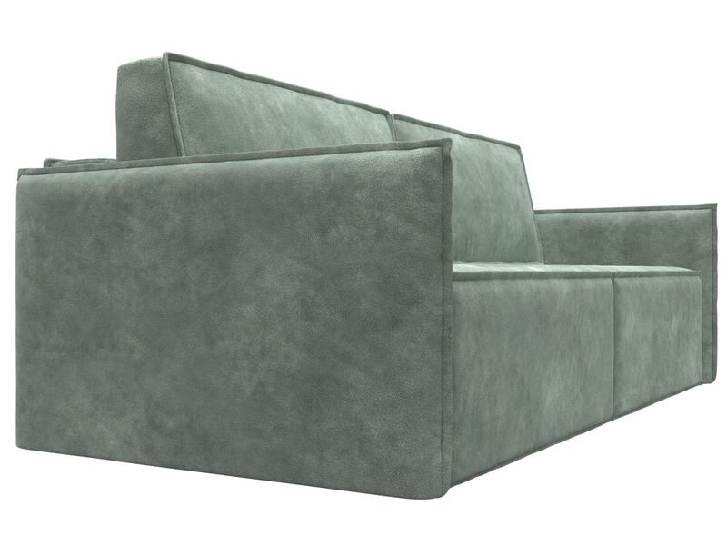 Диван прямой Либерти, Велюр, BRUT 08 зеленый