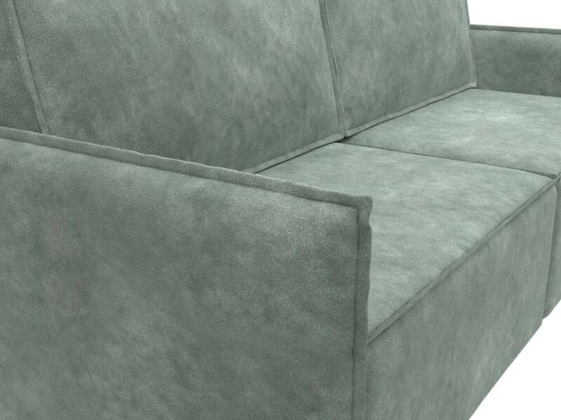 Диван прямой Либерти, Велюр, BRUT 08 зеленый