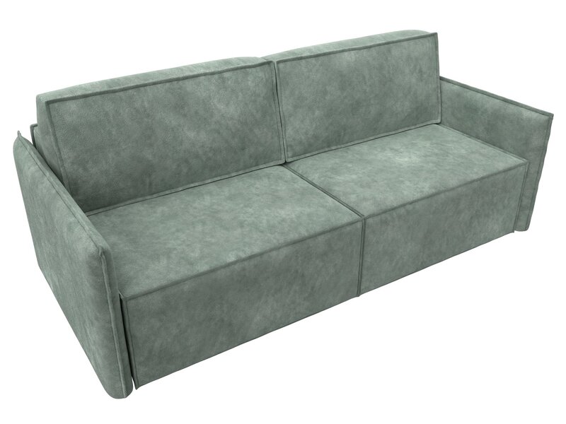 Диван прямой Либерти, Велюр, BRUT 08 зеленый