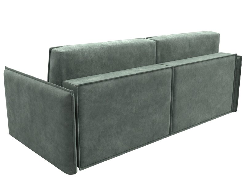 Диван прямой Либерти, Велюр, BRUT 08 зеленый