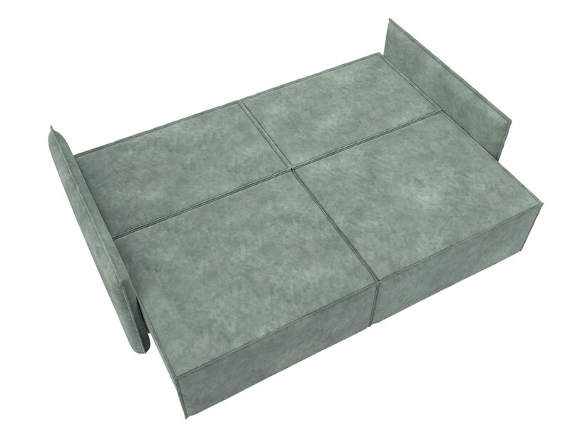 Диван прямой Либерти, Велюр, BRUT 08 зеленый