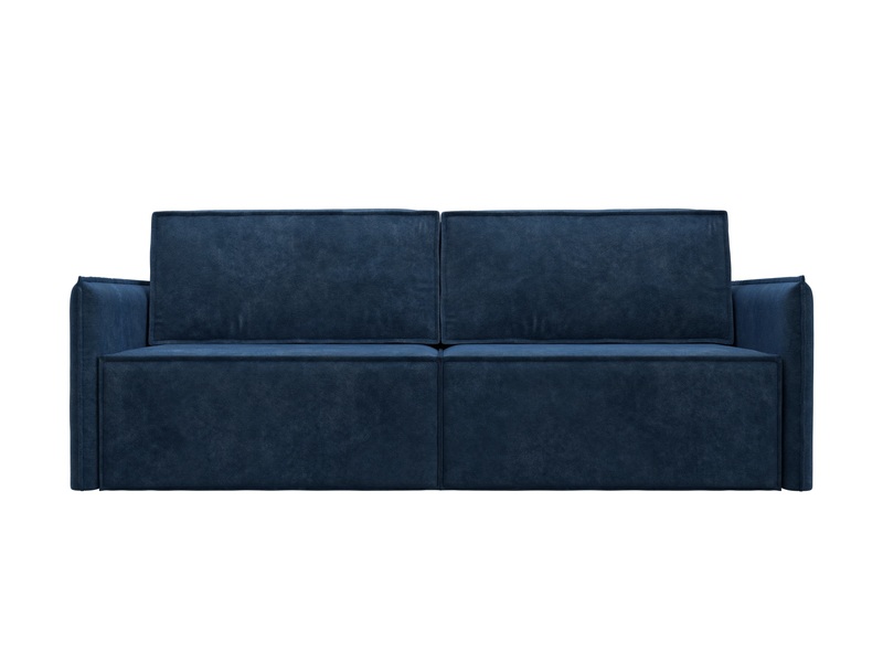 Диван прямой Либерти, Велюр, BRUT 11 синий