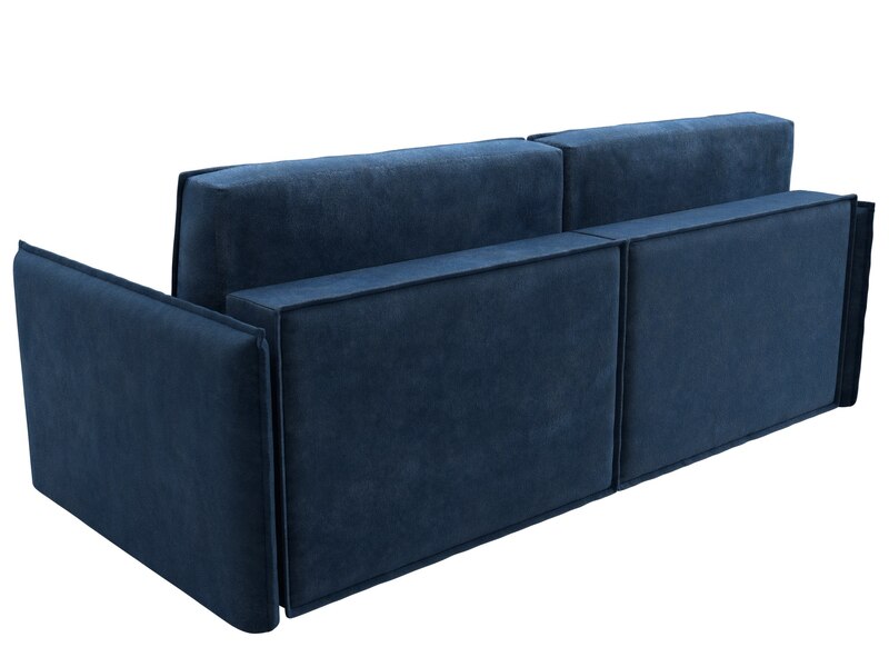 Диван прямой Либерти, Велюр, BRUT 11 синий