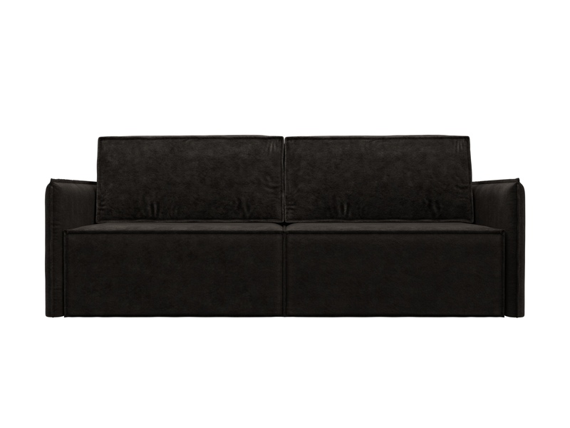 Диван прямой Либерти, Велюр, BRUT 17 коричневый