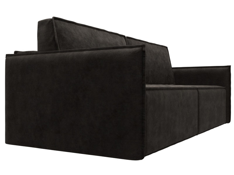 Диван прямой Либерти, Велюр, BRUT 17 коричневый