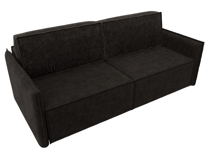 Диван прямой Либерти, Велюр, BRUT 17 коричневый