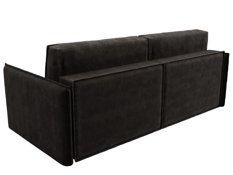 Диван прямой Либерти, Велюр, BRUT 17 коричневый