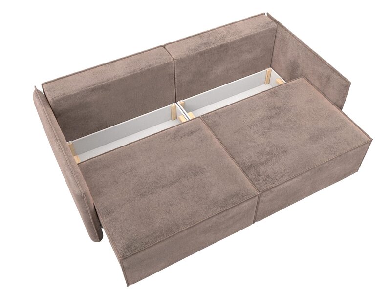 Диван прямой Либерти, Велюр, TOWER 05 бежевый