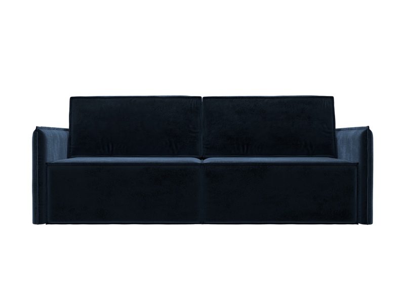 Диван прямой Либерти, Велюр, TOWER 13 синий