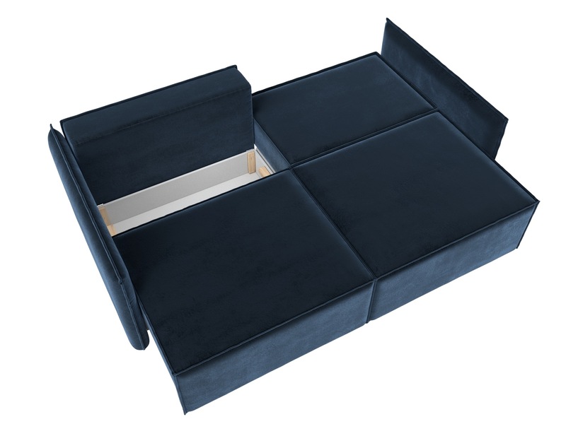 Диван прямой Либерти, Велюр, TOWER 13 синий