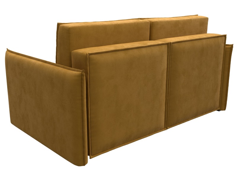 Диван прямой Либерти мини, Велюр, BRUT 10 желтый