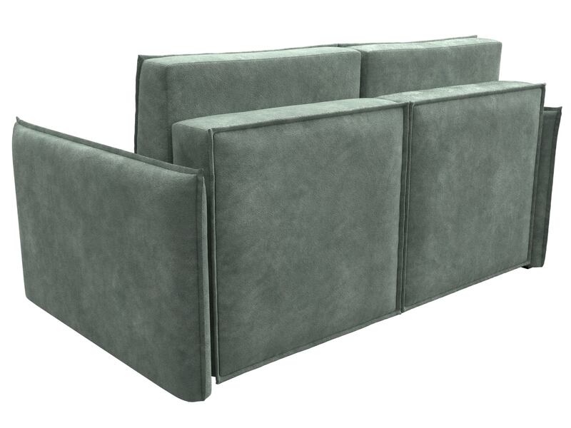 Диван прямой Либерти мини, Велюр, BRUT 08 зеленый