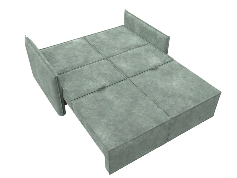 Диван прямой Либерти мини, Велюр, BRUT 08 зеленый