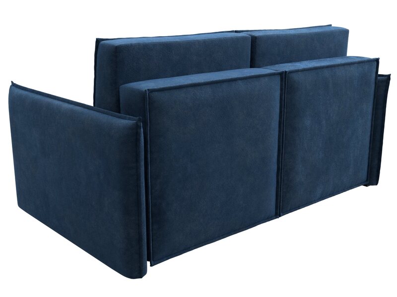 Диван прямой Либерти мини, Велюр, BRUT 11 синий