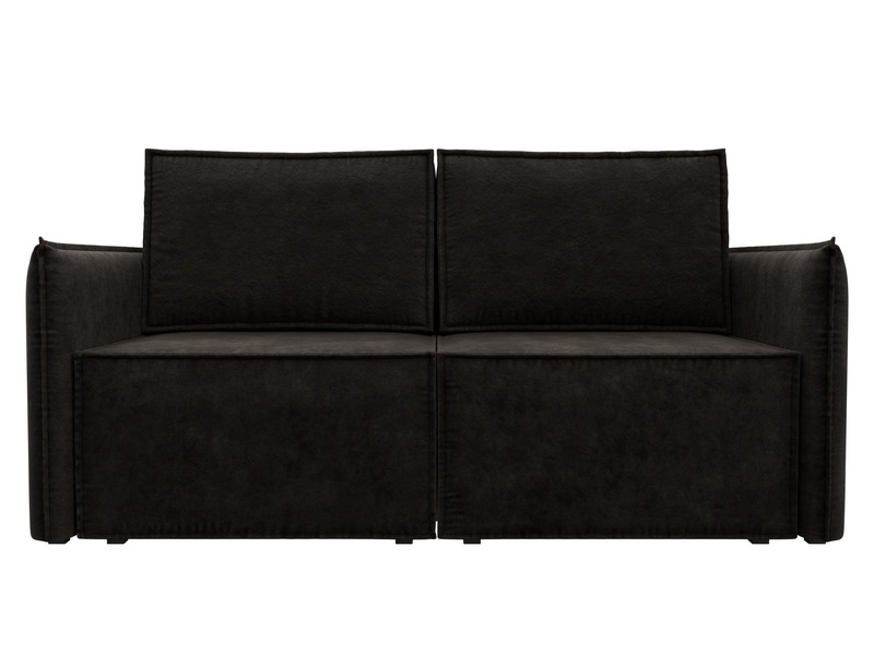 Диван прямой Либерти мини, Велюр, BRUT 17 коричневый