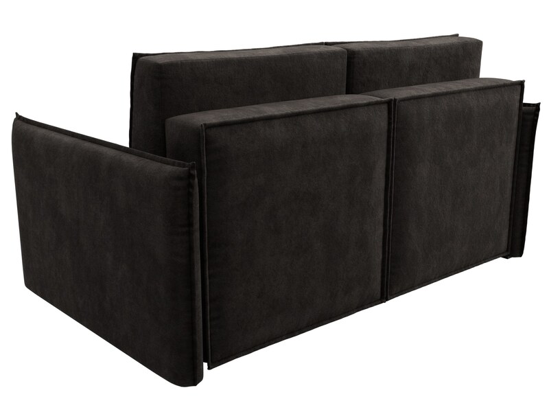 Диван прямой Либерти мини, Велюр, BRUT 17 коричневый