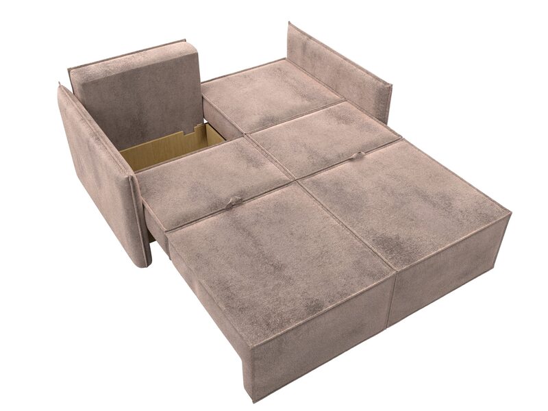 Диван прямой Либерти мини, Велюр, TOWER 05 бежевый