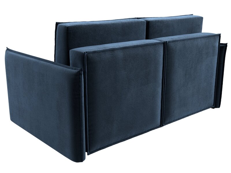 Диван прямой Либерти мини, Велюр, TOWER 13 синий