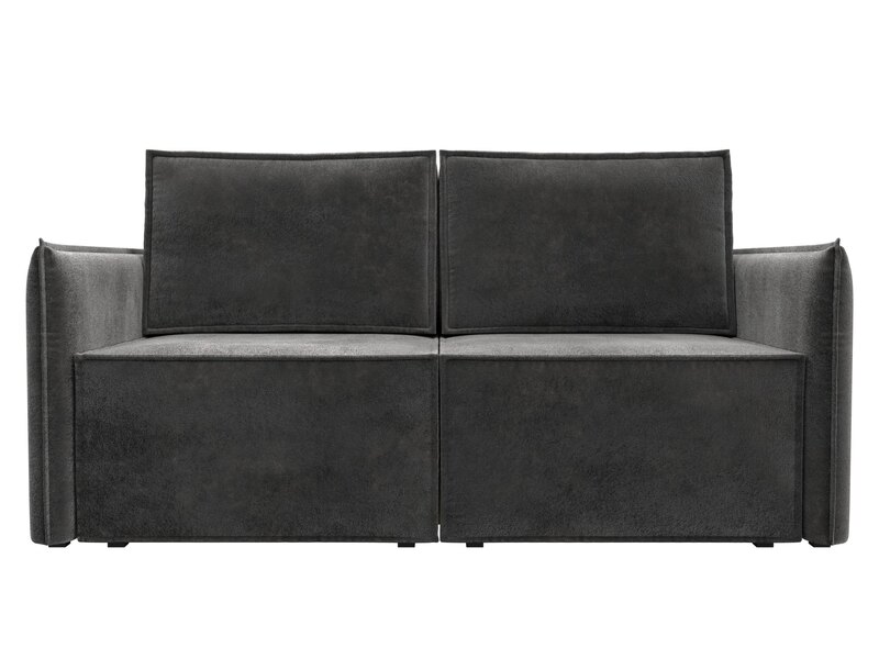 Диван прямой Либерти мини, Велюр, TOWER 10 серый