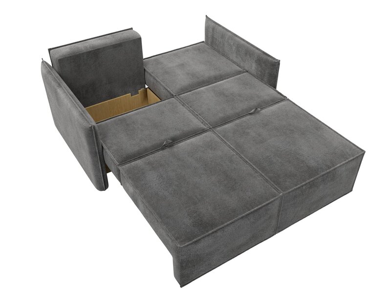 Диван прямой Либерти мини, Велюр, TOWER 10 серый