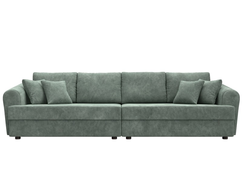 Диван прямой Милтон, Велюр, BRUT 08 зеленый