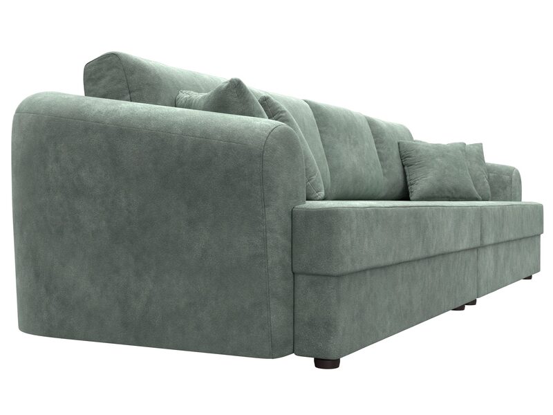Диван прямой Милтон, Велюр, BRUT 08 зеленый