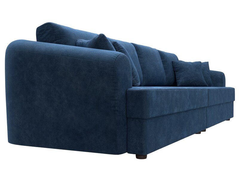 Диван прямой Милтон, Велюр, BRUT 11 синий