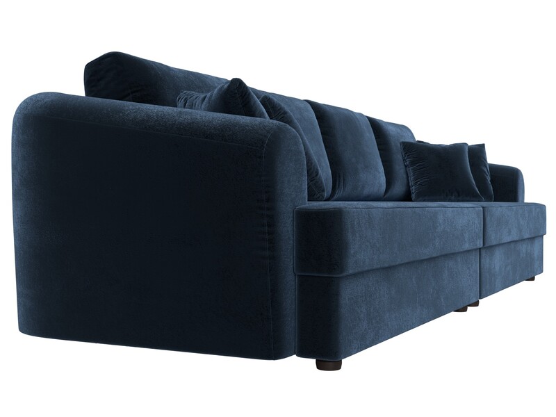 Диван прямой Милтон, Велюр, TOWER 13 синий