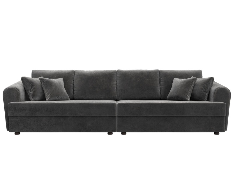 Диван прямой Милтон, Велюр, TOWER 10 серый