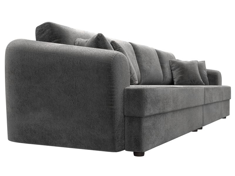 Диван прямой Милтон, Велюр, TOWER 10 серый