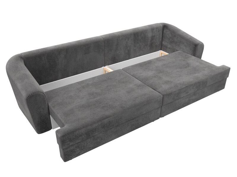 Диван прямой Милтон, Велюр, TOWER 10 серый