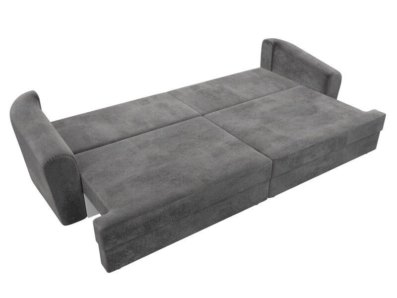 Диван прямой Милтон, Велюр, TOWER 10 серый