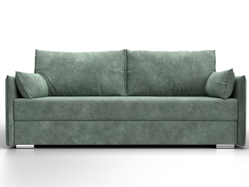 Диван прямой Сайгон, Велюр, BRUT 08 зеленый