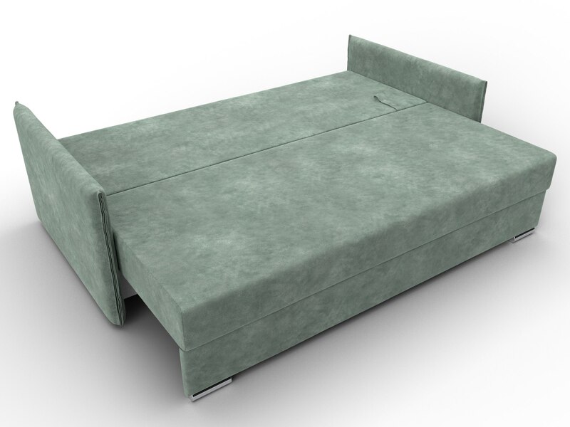 Диван прямой Сайгон, Велюр, BRUT 08 зеленый