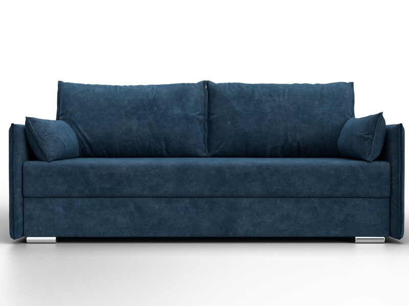 Диван прямой Сайгон, Велюр, BRUT 11 синий